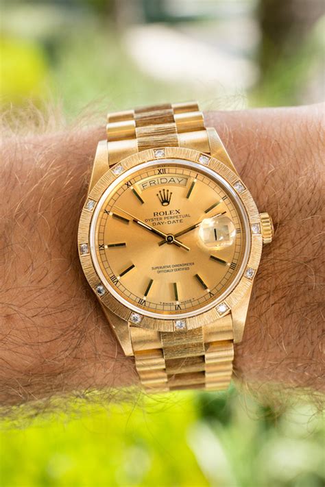 rolex presidential solid gold|18k gold rolex presidential.